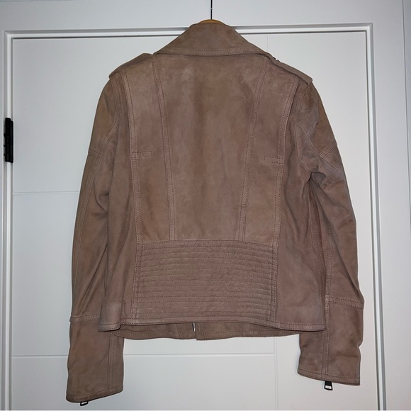 Victoria Victoria Beckham suede Moro leather jacket - Picture 6 of 7